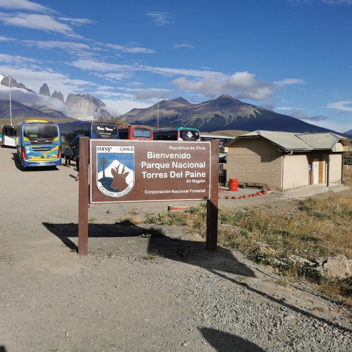Park Sign Torres Del Paine