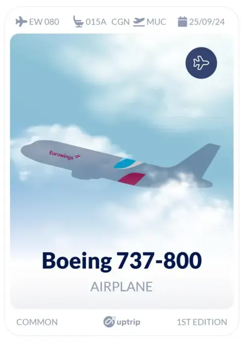Uptrip Karte Eurowings 737-800