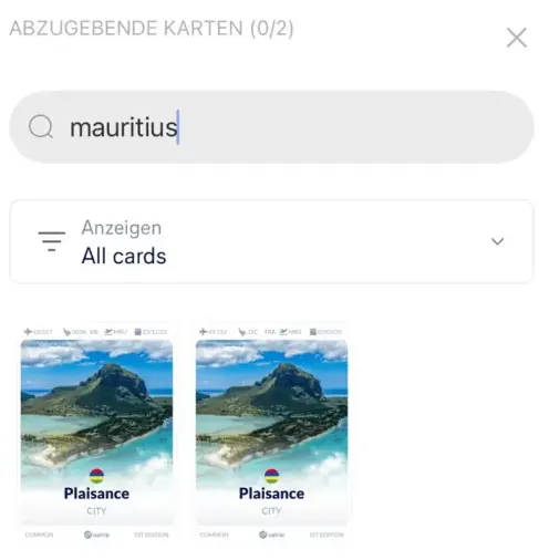 Uptrip Karte Mauritius