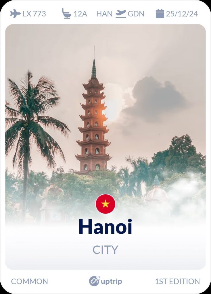 Hanoi Uptrip Karte