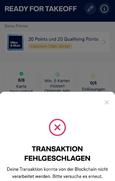 Uptrip NFT Problem