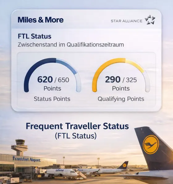 Lufthansa Status Konto Übersicht